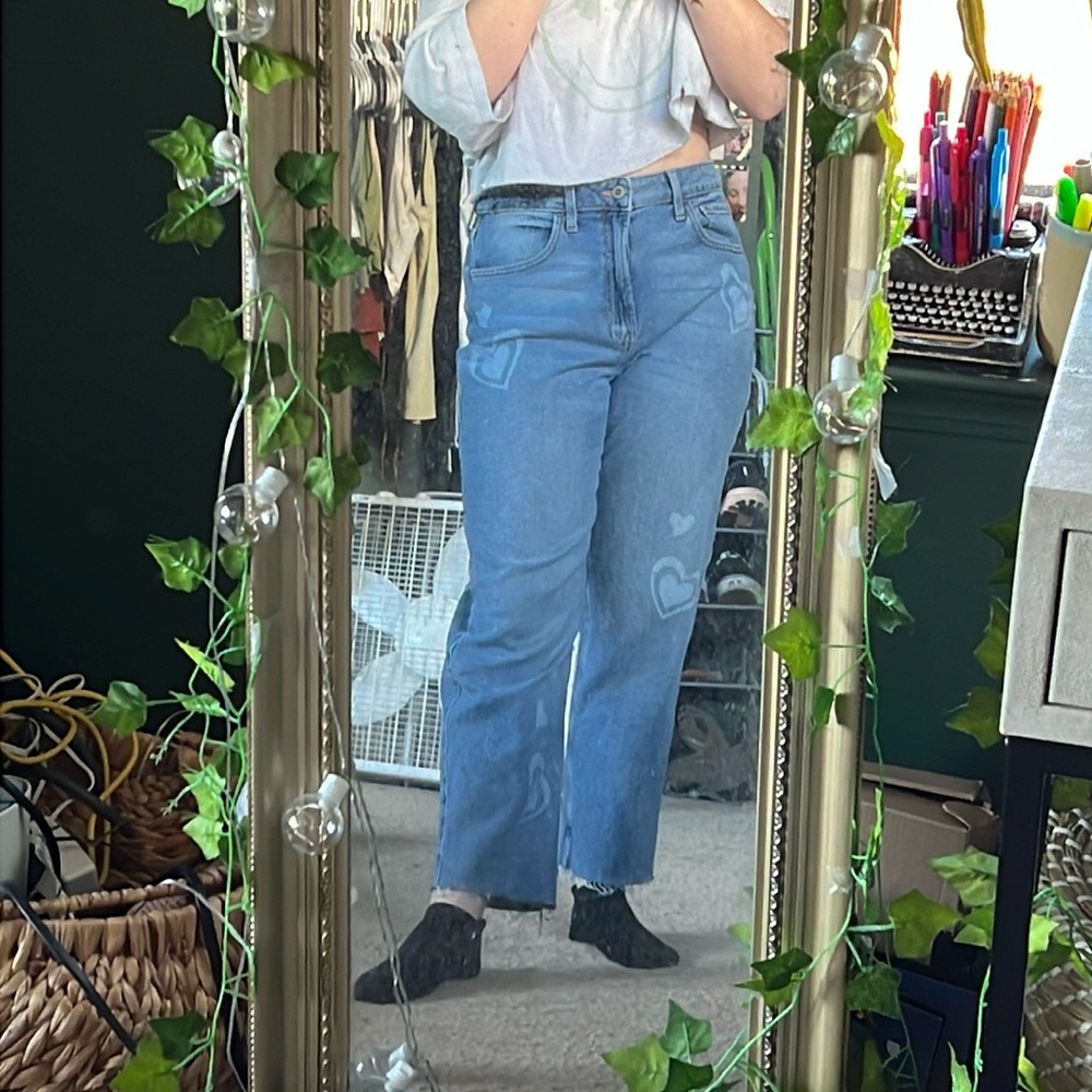 Hollister Jeans ; Ultra high-rise vintage straight ; 11L ; w30 L29 ; hardly used
